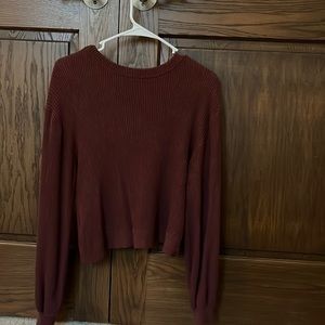 Reversible crossover lulu sweater